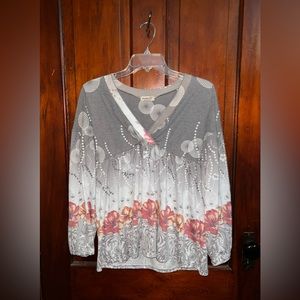 One World Women’s Size Small Babydoll Top